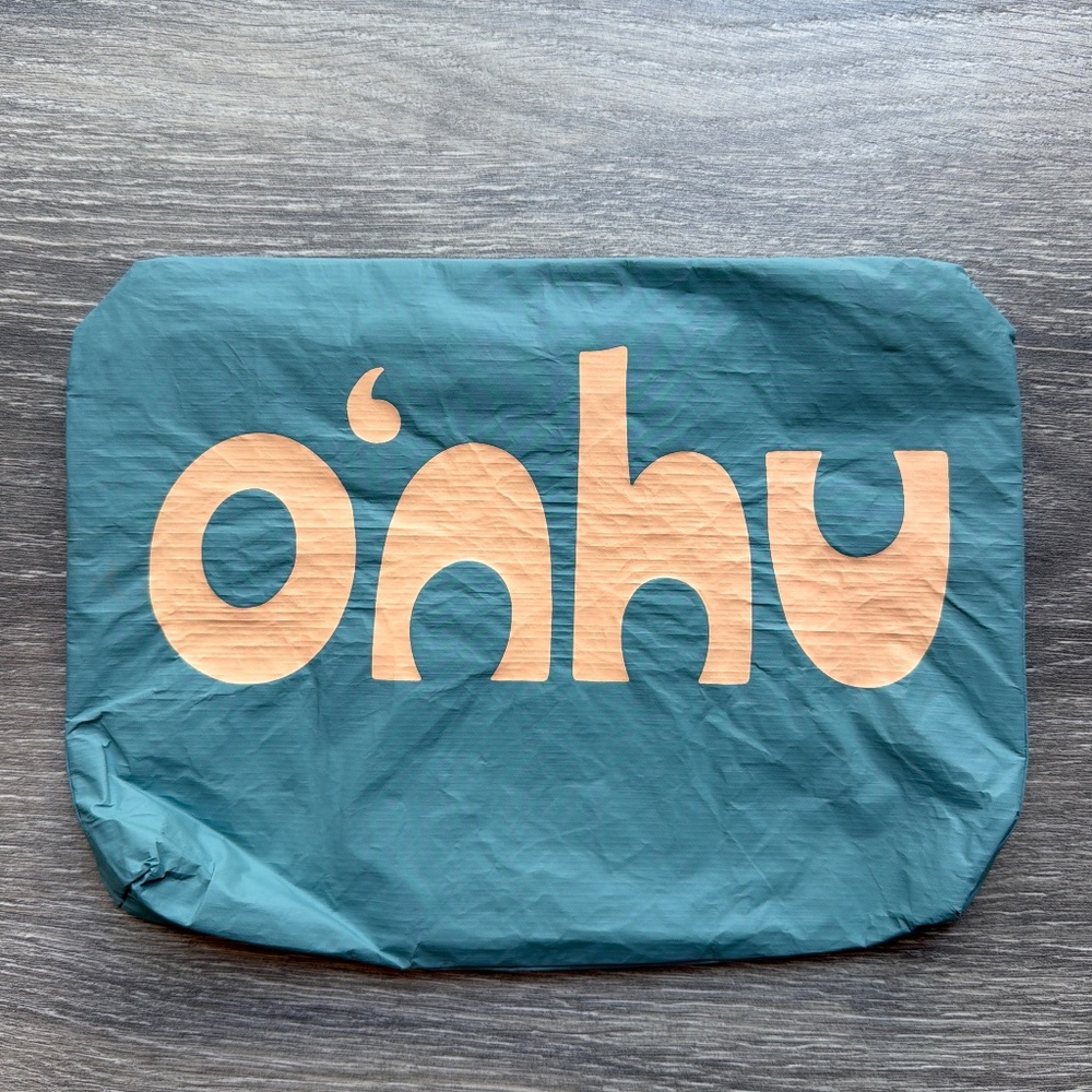 Aloha Collection Small Pouch, O’ahu Bubble, tangerine/tide - Picture 3 of 5